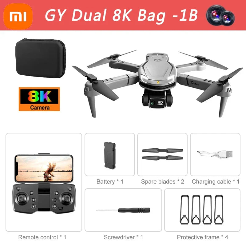 XIAOMI MIJIA V88 Drone 8K HD Dual Camera with 15000m Range, 5G WiFi, and 45-Minute Flight Time - My Store