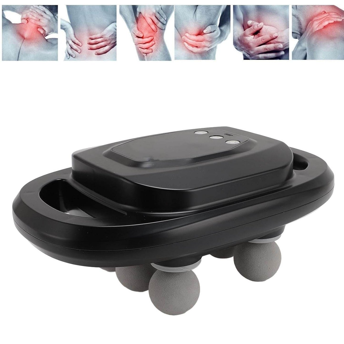 6 Heads Massager Gun for Muscle Relief Deep Tissue Percussion for Neck Cervical Spine Full Body - My Store