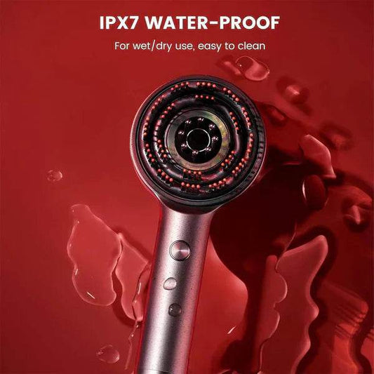 Scalp Massager Brush (Red) – فرشاة تدليك فروة الرأس (حمراء) - My Store
