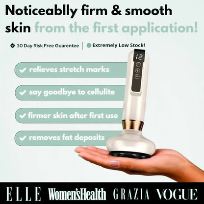 Cellulite Relief Kit ,Handheld Cellulite Massager,Body Vacuum Massager with 12 Suction Modes,