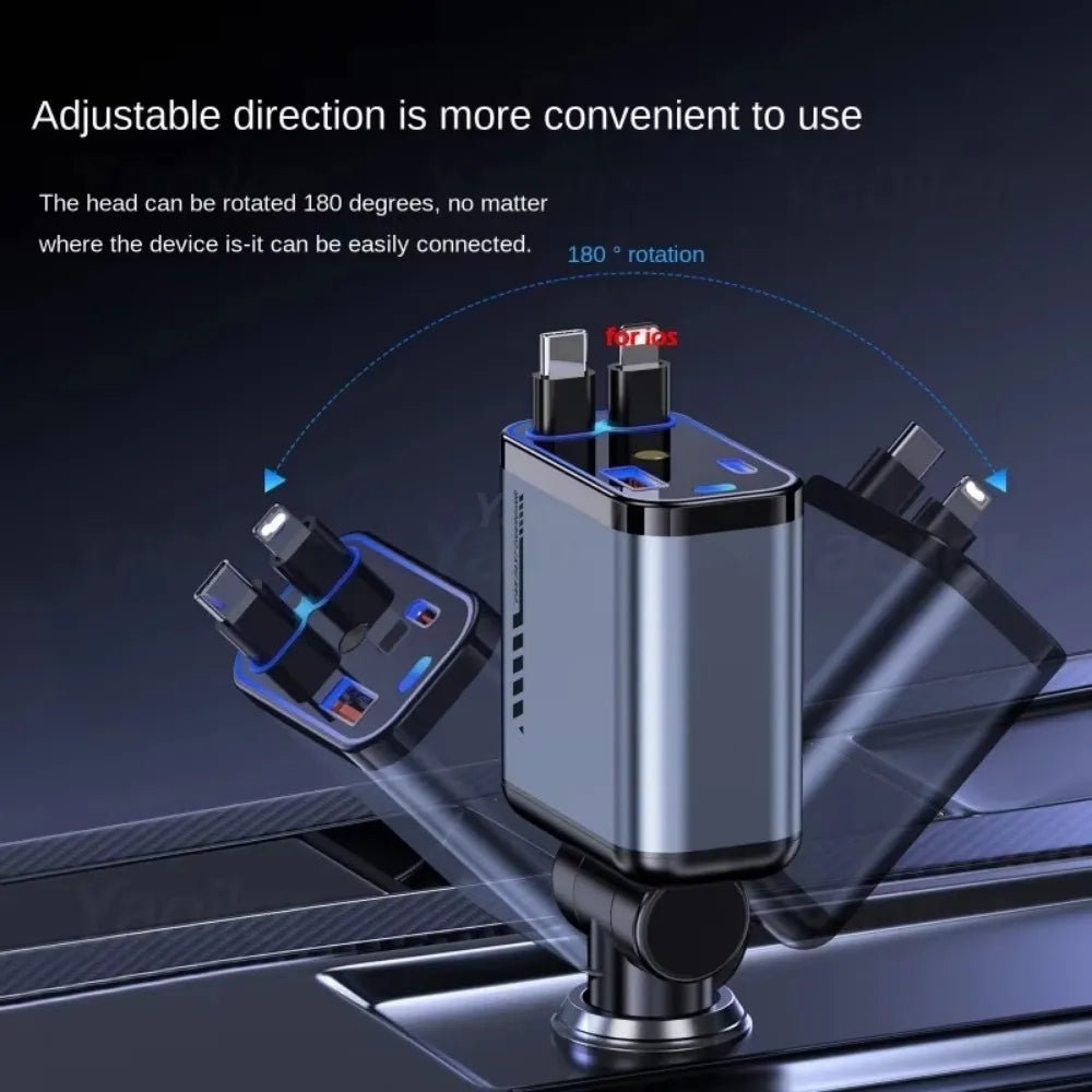 5-in-1 Super Fast Car Charger 66W - My Store