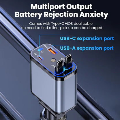 5-in-1 Super Fast Car Charger 66W - My Store
