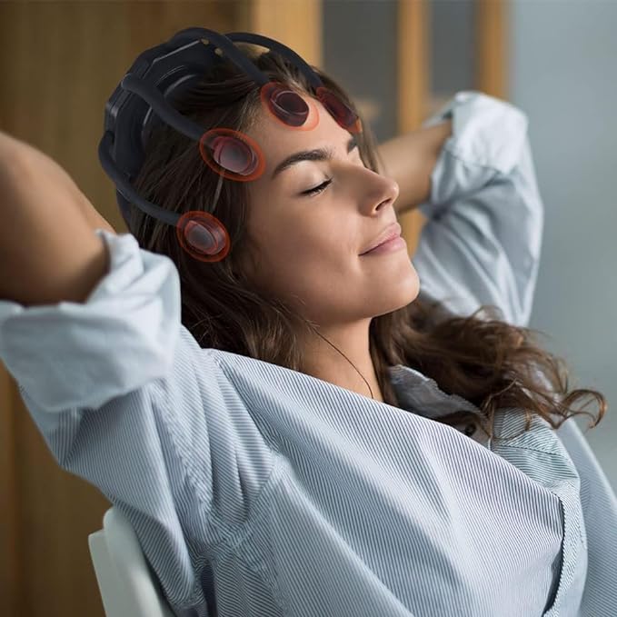 360° Bliss: Experience Relaxation with Our Ultra Head Massager 🅱 - My Store