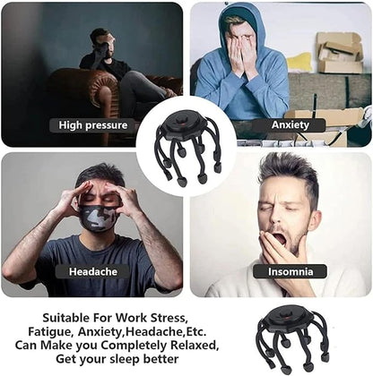 360° Bliss: Experience Relaxation with Our Ultra Head Massager 🅱 - My Store