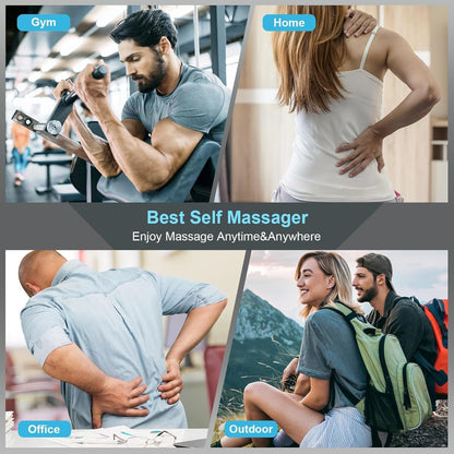 8 Heads Deep Tissue Massage Gun - My Store