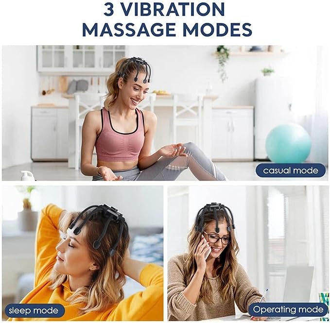 360° Bliss: Experience Relaxation with Our Ultra Head Massager 🅱 - My Store