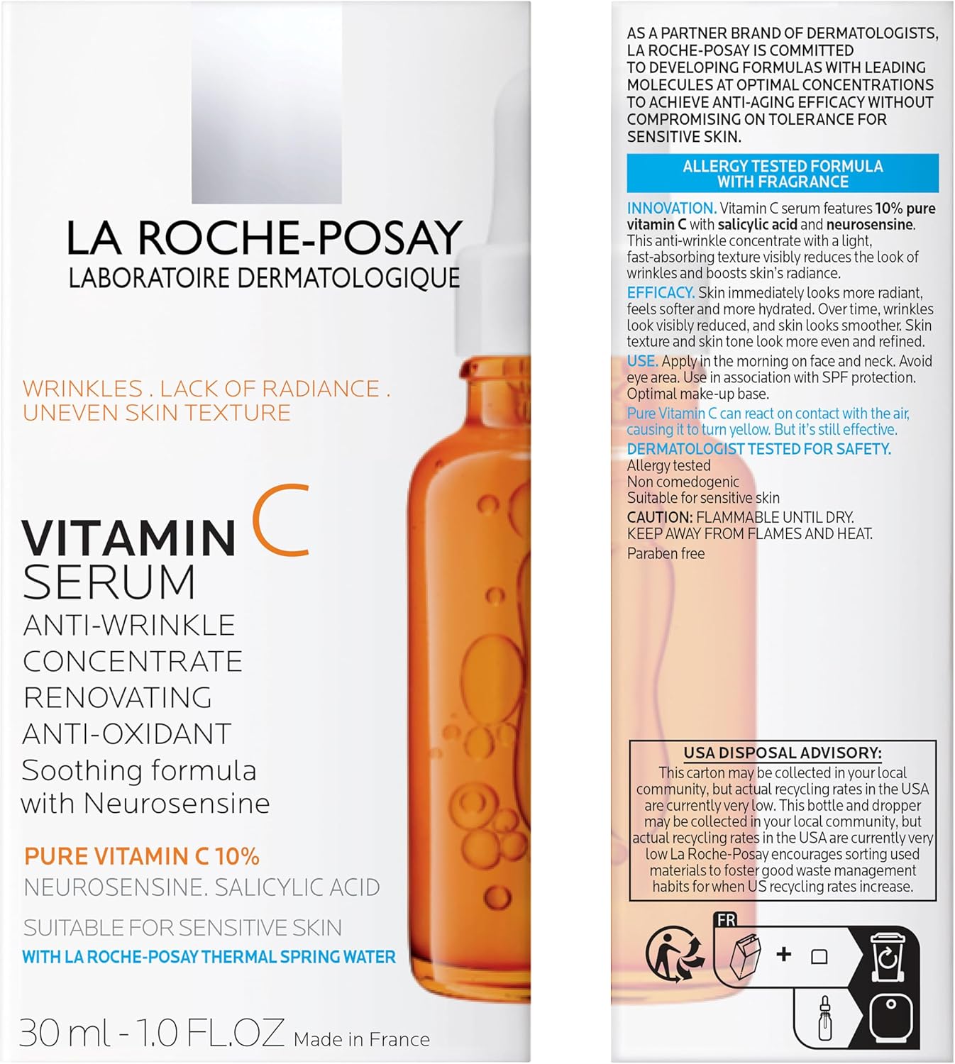 LA ROCHE-POSAY Pure Vitamin C10 Serum 30 ml  🅱 - My Store