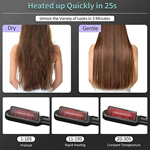 Electric Hair Straightener Comb for Black Hair - Men and Women 🅱 - My Store