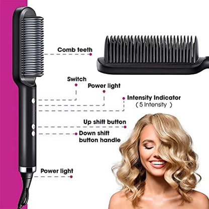 Electric Hair Straightener Comb for Black Hair - Men and Women 🅱 - My Store