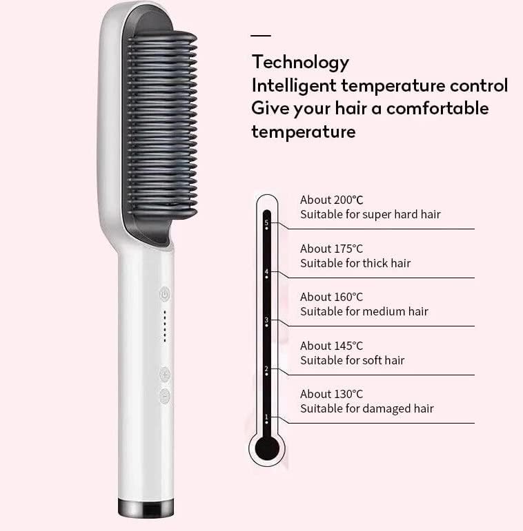 Electric Hair Straightener Comb for Black Hair - Men and Women 🅱 - My Store