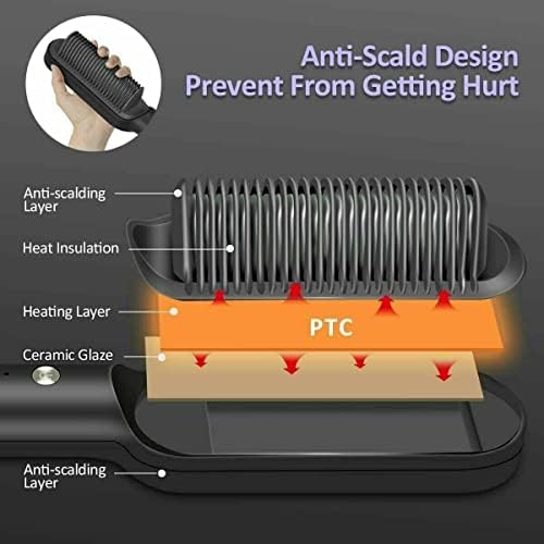 Electric Hair Straightener Comb for Black Hair - Men and Women 🅱 - My Store