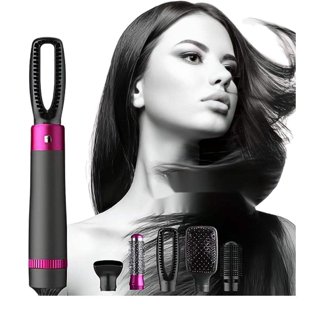 5-in-1 Hot Air Brush: Dry, Style, Volumize Ionic Bliss Hot Air Brush for Perfect Hair 🅱 - My Store