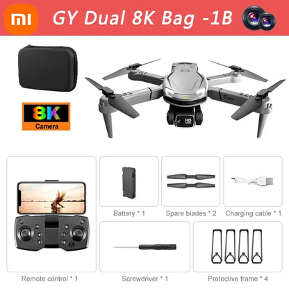 XIAOMI MIJIA V88 Drone 8K HD Dual Camera with 15000m Range, 5G WiFi, and 45-Minute Flight Time - My Store