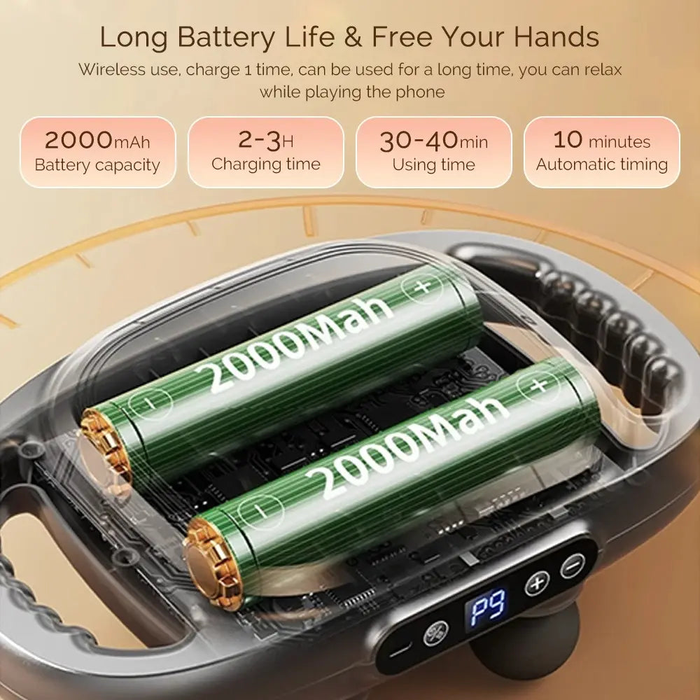 12-Headed Massage Gun for Full Body Muscle Relaxation Pain Relief