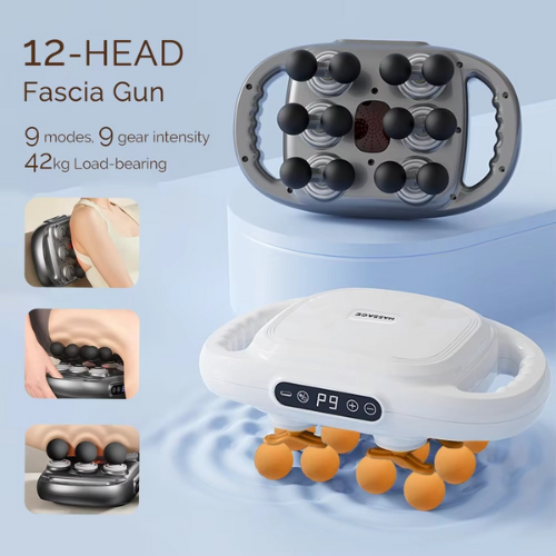 12-Headed Massage Gun for Full Body Muscle Relaxation Pain Relief - My Store