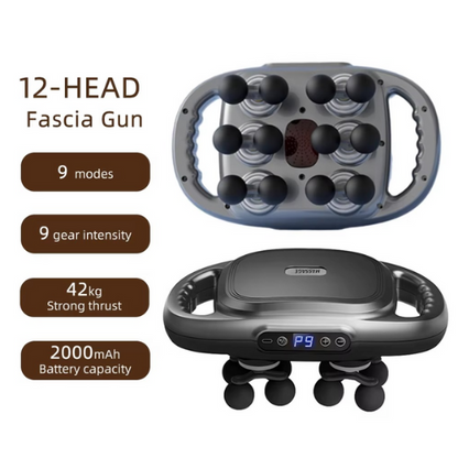 12-Headed Massage Gun for Full Body Muscle Relaxation Pain Relief - My Store