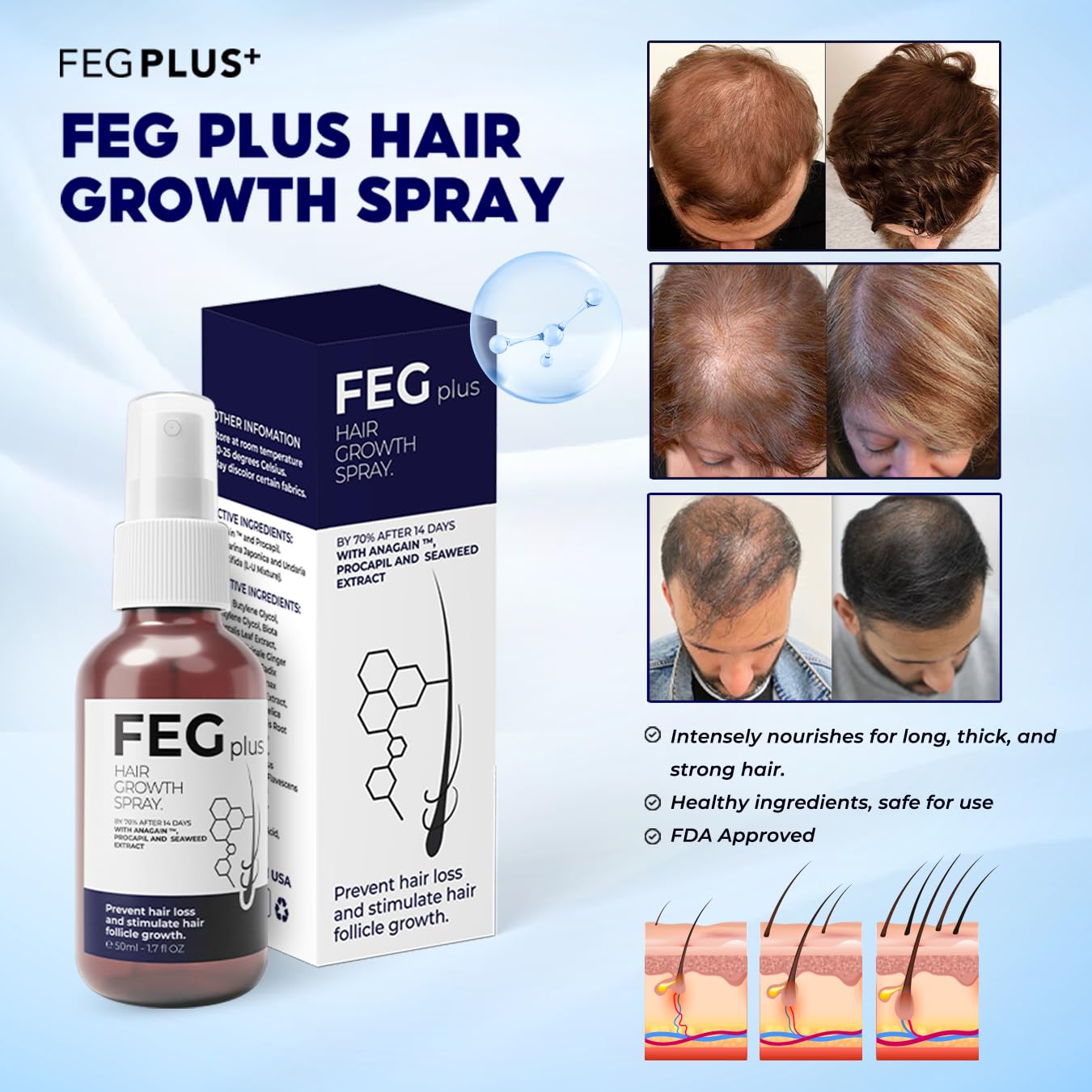 FEG Plus Hair Spray 🅱 - My Store