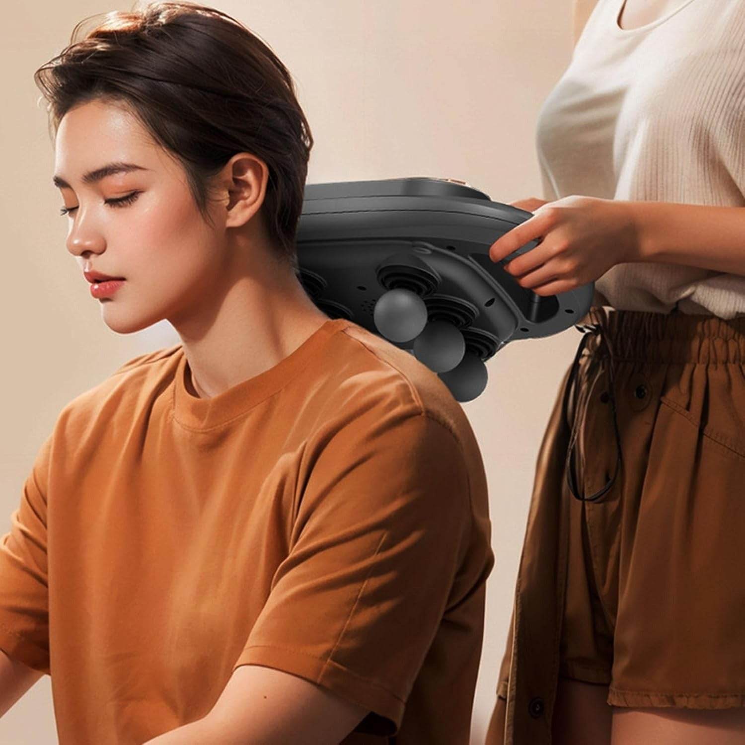 6 Heads Massager Gun for Muscle Relief Deep Tissue Percussion for Neck Cervical Spine Full Body - My Store