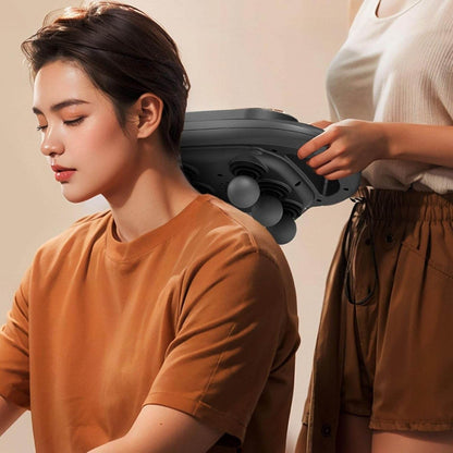 6 Heads Massager Gun for Muscle Relief Deep Tissue Percussion for Neck Cervical Spine Full Body - My Store