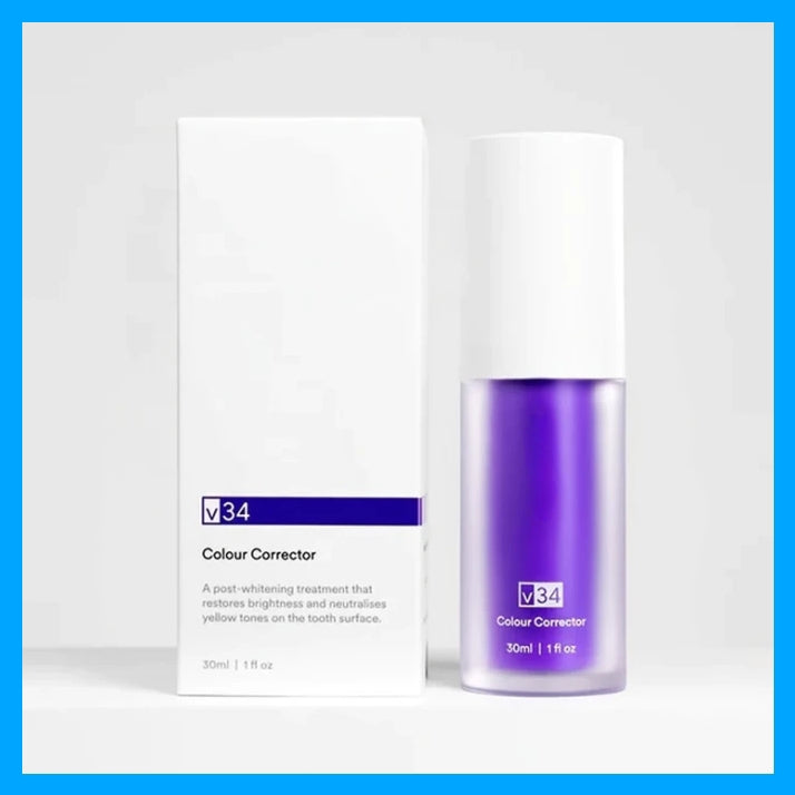 EELHOE PURPLE WHITENING TOOTHPASTE STAIN REMOVAL 🅱 - My Store